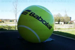 réplique balle tennis géante Babolat 3m de diamètre
