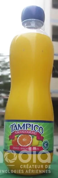 réplique bouteille géante jus orange Tampi