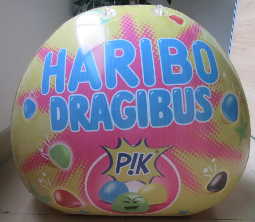 bonbon dragibus géant gonflables publicitaire