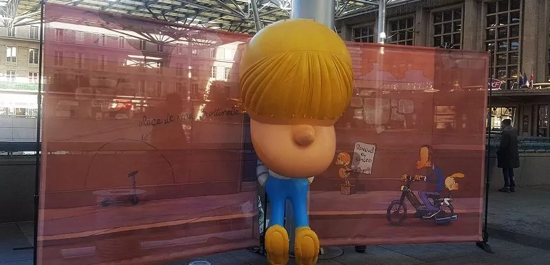 mascotte gonflable de Renaud à Amiens